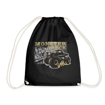 Monstertrck - Drawstring Bag - black - Front