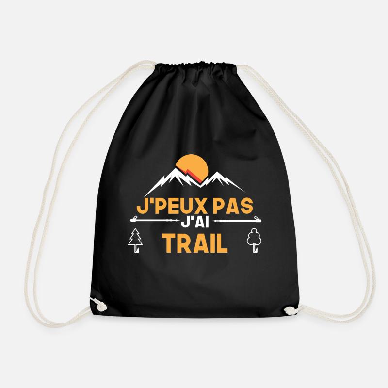 j'peux pas j'ai trail - Sac de sport léger - noir