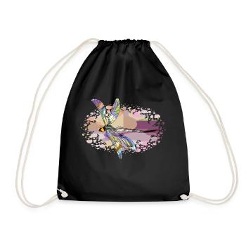 Libellule - Sac de sport léger - noir - Devant