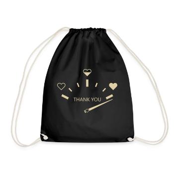Merci - Sac de sport léger - noir - Devant