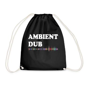 Ambient Dub - Drawstring Bag - black - Front