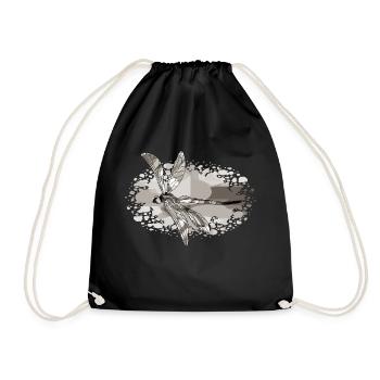Libellule - Sac de sport léger - noir - Devant