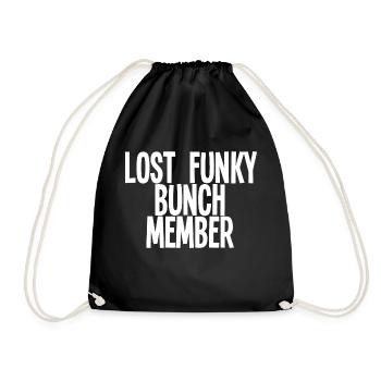 Lost Funky Bunch Members - Drawstring Bag - black - Front