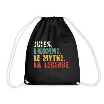 Jules l homme le mythe la légende - Sac de sport léger - noir - Devant