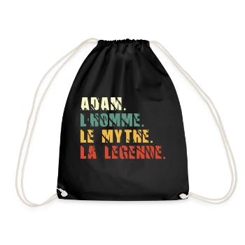 Adam l homme le mythe la légende - Sac de sport léger - noir - Devant