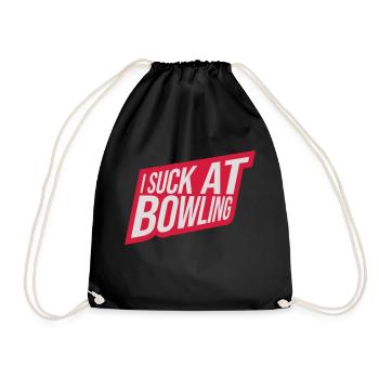 Je suis nul au bowling - Sac de sport léger - noir - Devant