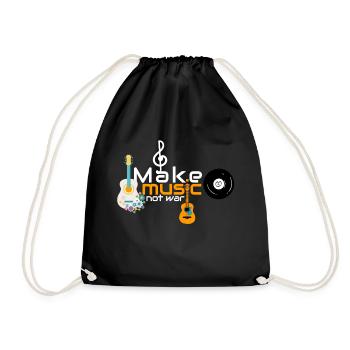 Music - Drawstring Bag - black - Front