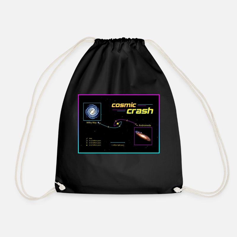 cosmic crash - Turnbeutel - Schwarz