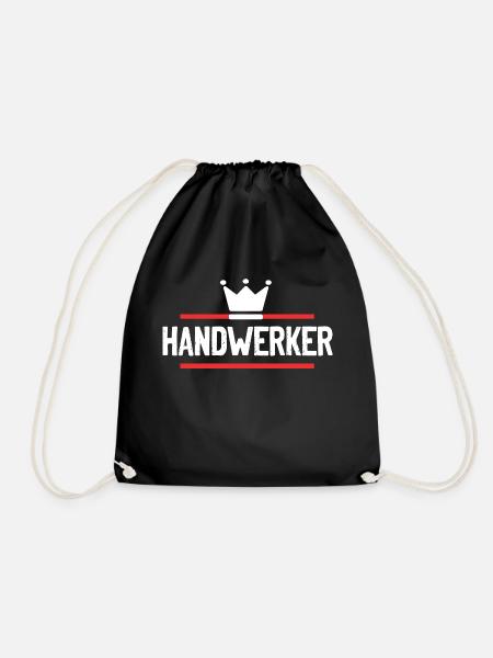 Handwerker Beruf - Turnbeutel - Schwarz