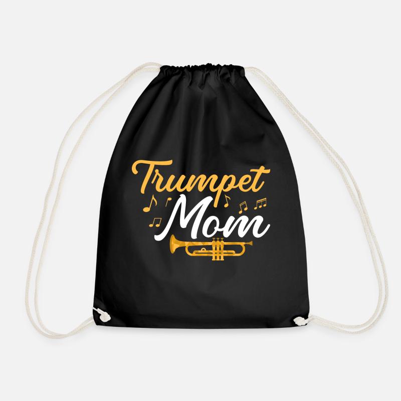 Trumpet Mom Player Mother Trumpeter - Turnbeutel - Schwarz