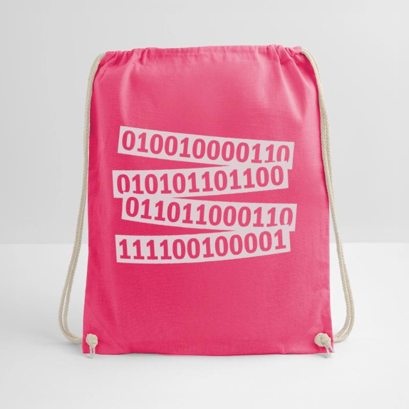 Langage de programme de code binaire Sac de sport léger