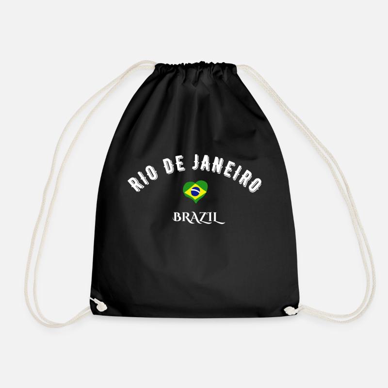 Rio de Janeiro Brasilien - Turnbeutel - Schwarz