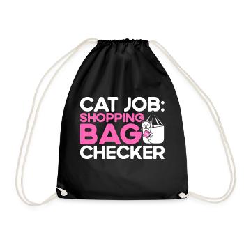 Chat parents chats dictons chat cadeau - Sac de sport léger - noir - Devant