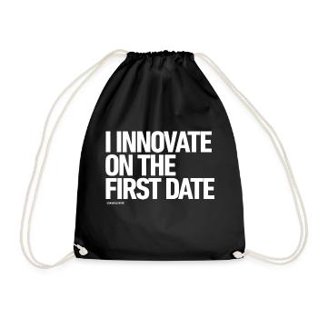 J’INNOVE DÈS LE PREMIER RENDEZ-VOUS - Sac de sport léger - noir - Devant