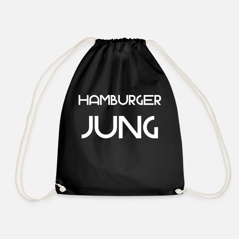 Hamburger Jung - Turnbeutel - Schwarz