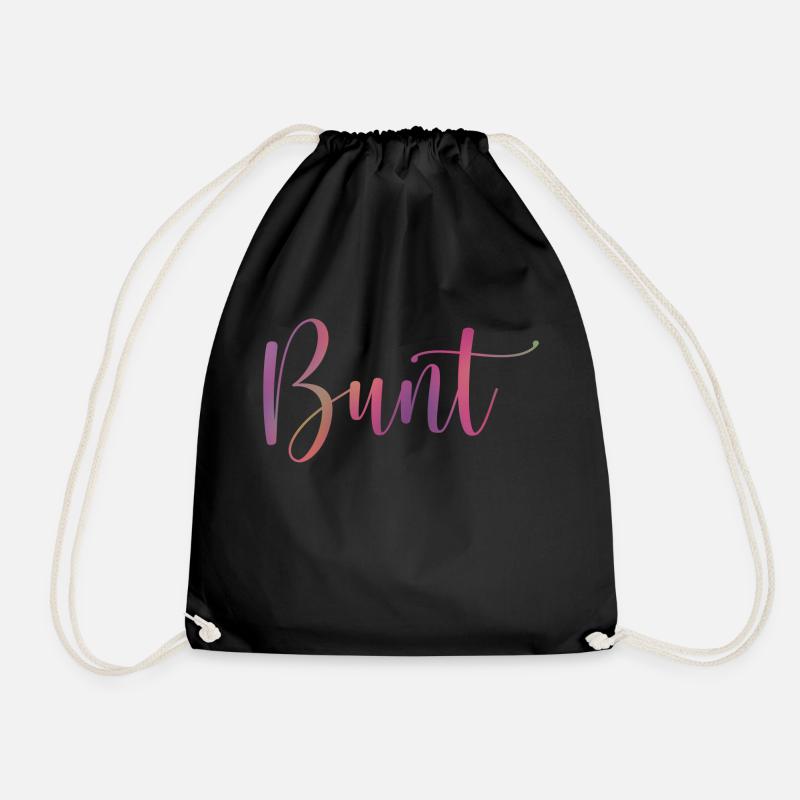 Bunt - Turnbeutel - Schwarz