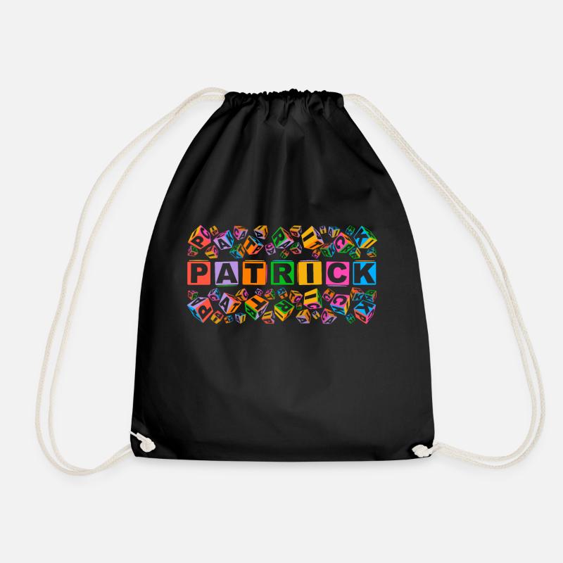 PATRICK colourful cubes - Turnbeutel - Schwarz