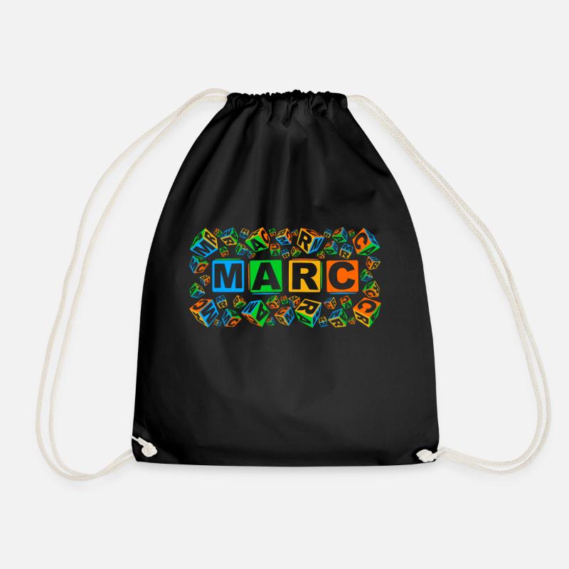 MARC colourful cubes - Turnbeutel - Schwarz