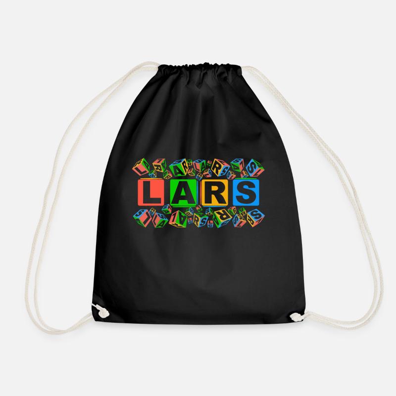 LARS colourful cubes - Turnbeutel - Schwarz