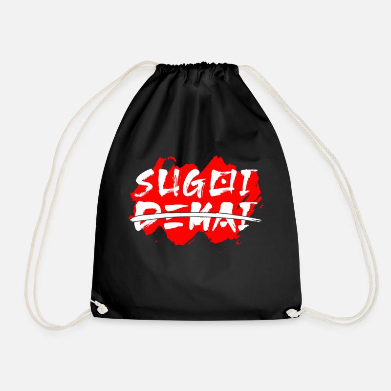 Sugoi Dekai: Awesome and Enormous - Turnbeutel - Schwarz