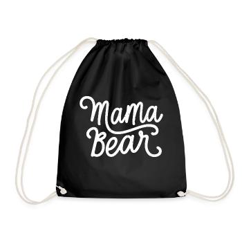 Mama bear - Sac de sport léger - noir - Devant
