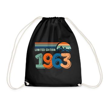 Limited edition 1963 - Drawstring Bag - black - Front