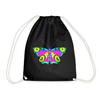 butterfly project - Turnbeutel - Schwarz - Vorne