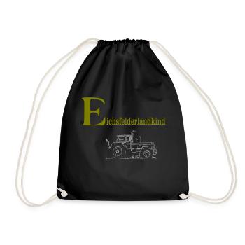 eichsfelderlandkind - Turnbeutel - Schwarz - Vorne