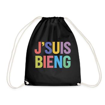 J'suis bieng - Sac de sport léger - noir - Devant