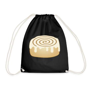 Rouleau à la cannelle - Sac de sport léger - noir - Devant