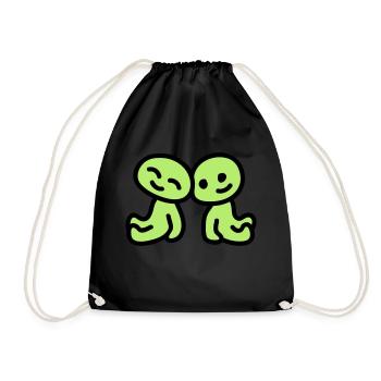 Amitié - amour - Sac de sport léger - noir - Devant