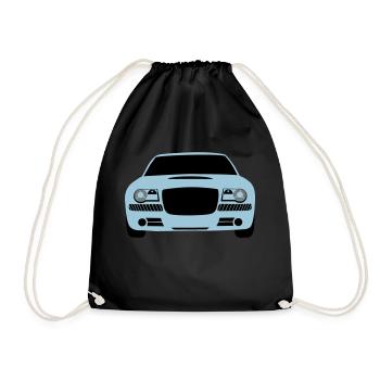 Voiture de voiture - Sac de sport léger - noir - Devant