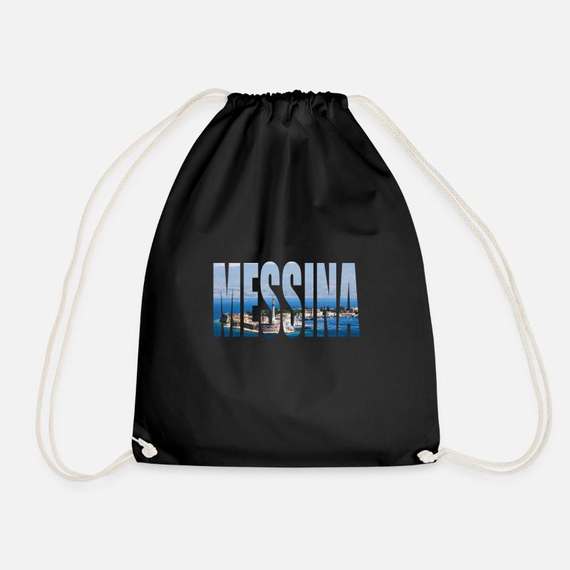 MESSINA ITALY - Drawstring Bag - black