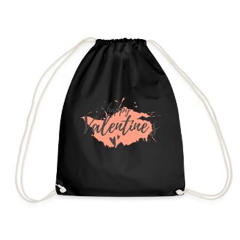 Bonne Saint Valentin! - Sac de sport léger - noir - Devant