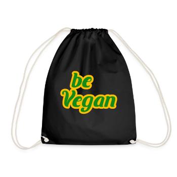 Végétalien Veggie Veggi Fruit Légumes Plantes Cadeau - Sac de sport léger - noir - Devant