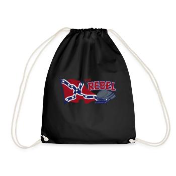 The rebel flag - Sac de sport léger - noir - Devant