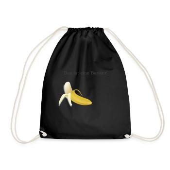 Das ist eine Banane - Turnbeutel - Schwarz - Vorne