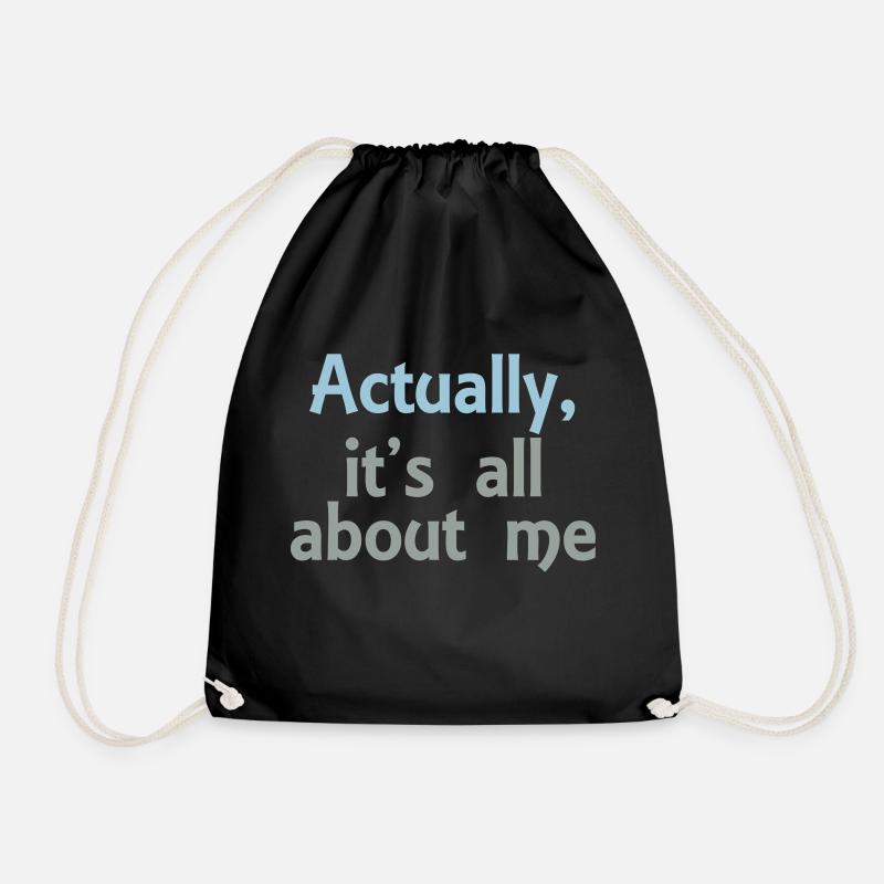 its all about me - Sac de sport léger - noir