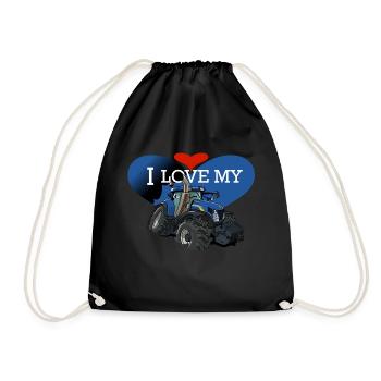0841 0846 J'aime mon NH - Sac de sport léger - noir - Devant