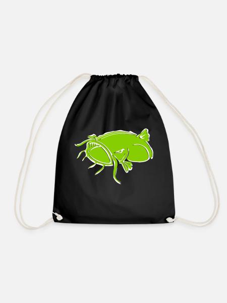 Catfish, catfish - Drawstring Bag - black
