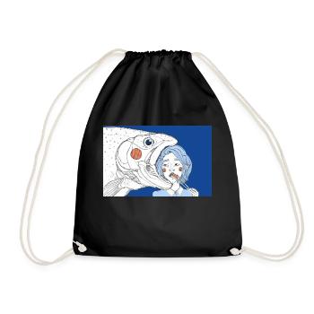 sushi - Drawstring Bag - black - Front