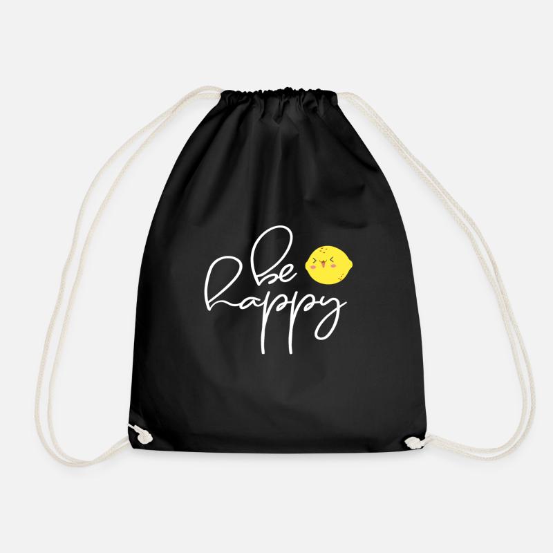 Soyez heureux - Sac de sport léger - noir