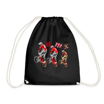 bmx - Turnbeutel - Schwarz - Vorne