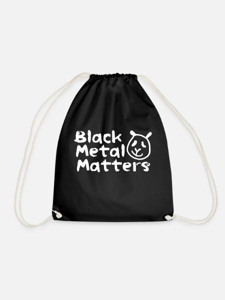 Black Metal Matters - Drawstring Bag - black