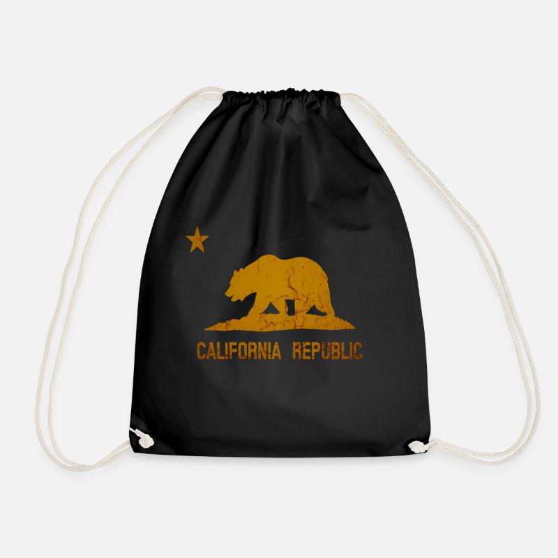 California Republic - Turnbeutel - Schwarz