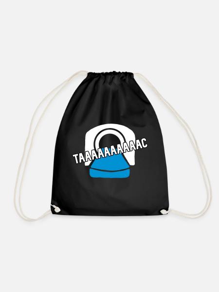 CT taaaaac - Drawstring Bag - black
