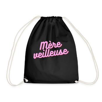 Mère veilleuse - Sac de sport léger - noir - Devant