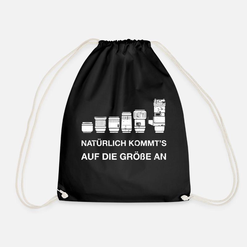Fotografie - Turnbeutel - Schwarz