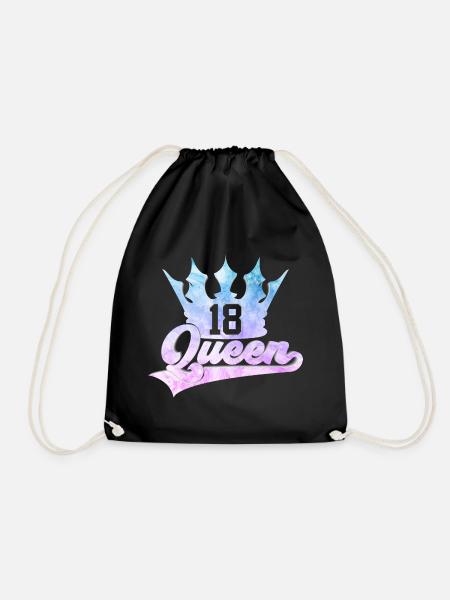 18. GEBURTSTAG SWEET 18 QUEEN - Turnbeutel - Schwarz