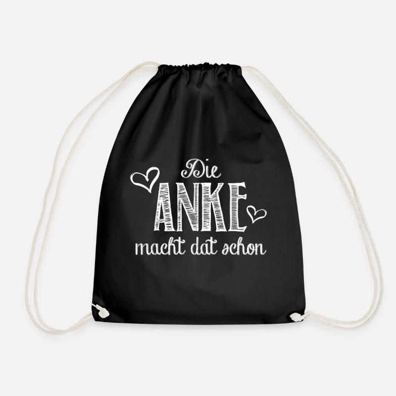 Anke - Turnbeutel - Schwarz